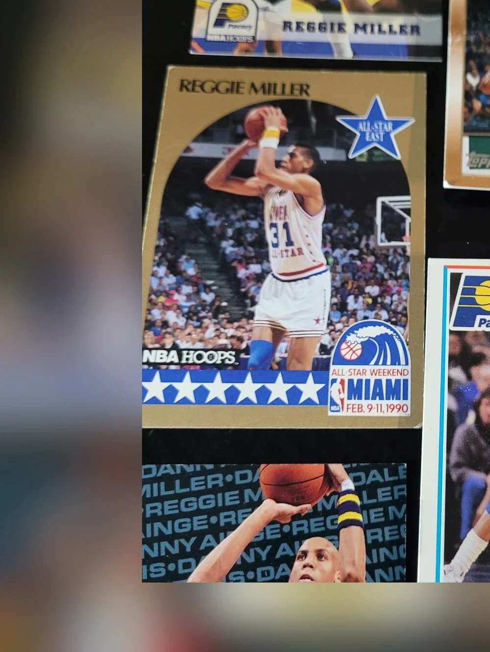 Reggie Miller Trading Card Lot